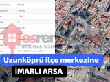 1031 RENGARENK TEN EDİRNE UZUNKÖPRÜ MERKEZİNDE İMARLI ARSA